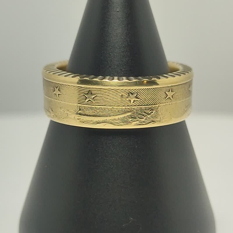 Lithuania Coin Ring 50 euro cent 2015 coin rings for men coin rings for women - 戒指 - 其他金属 