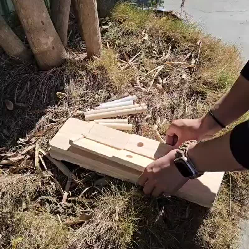 【三层展示阶梯架】松木收纳架/手作木头陈列架 - 置物架/篮子 - 木头 