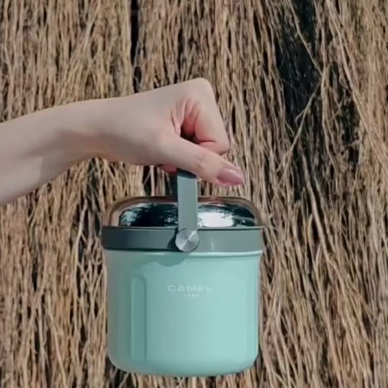 (特别版)Hello KittyxCamel骆驼牌TIFFIN50保温饭壶0.5L(有赠品) - 保温瓶/保温杯 - 玻璃 白色