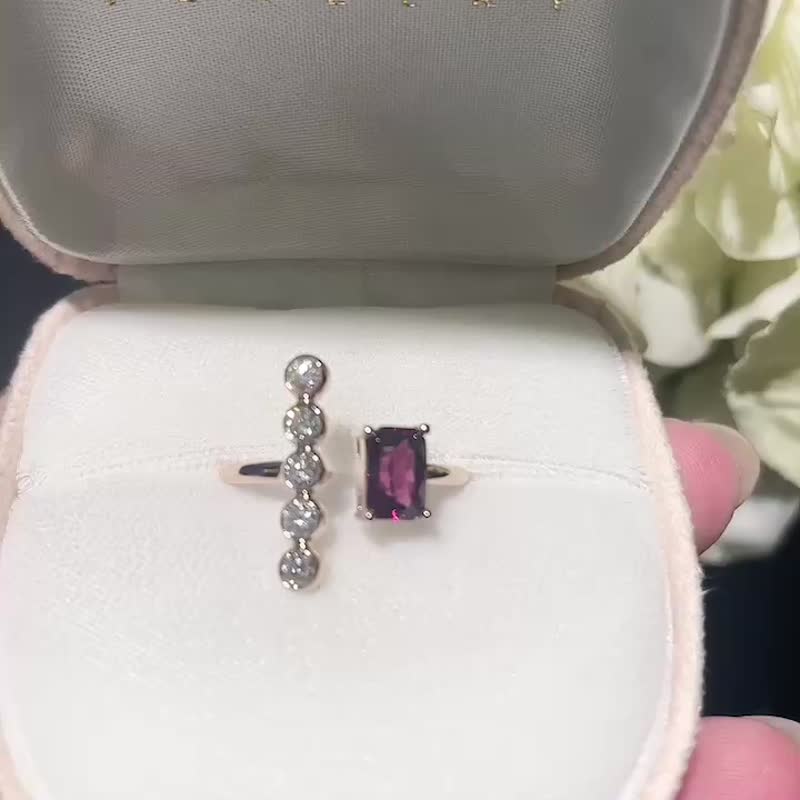 红宝石戒指 - 戒指 - 贵金属 