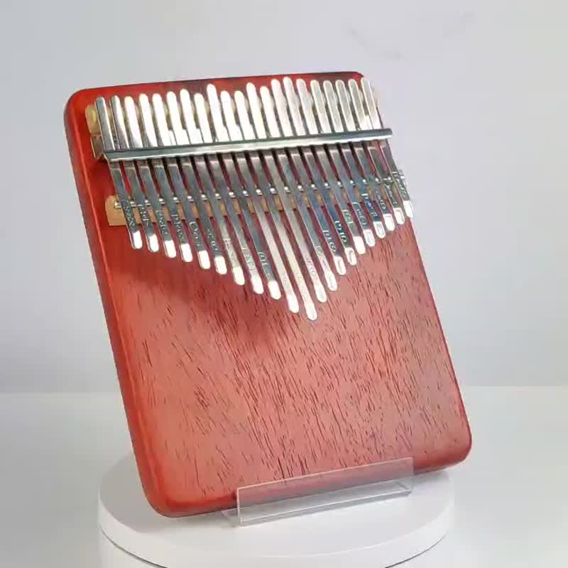 非洲紫檀拇指琴/ KALIMBA / 21音拇指琴 - 吉他/乐器 - 木头 红色