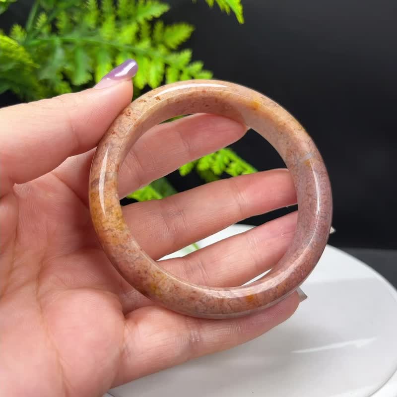 冰花爆晶玛瑙手镯 58MM - 手链/手环 - 半宝石 