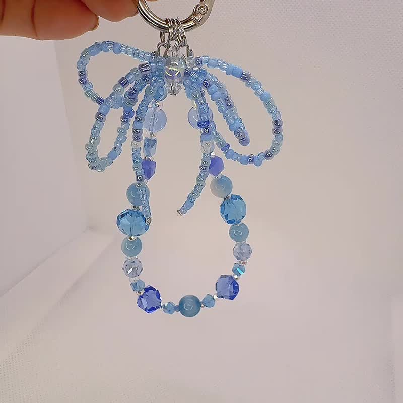 Rom828串珠手机链-天气晴晴263 - 吊饰 - 水晶 