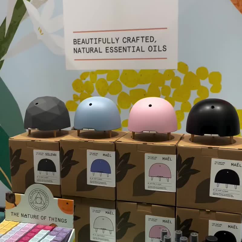 Mael水母智慧水氧机香氛仪-艳阳黄 - 香薰/精油/线香 - 木头 