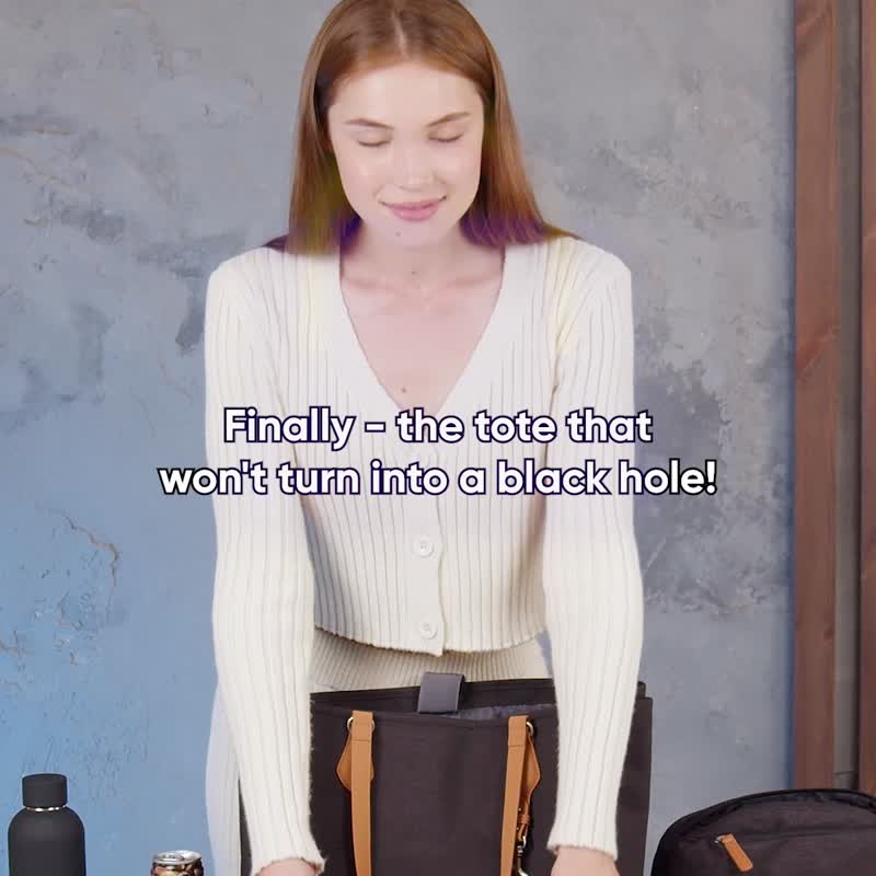 Siena Pro 手提包 Grande-米色|上班通勤旅行 电脑手提包 大容量 - 手提包/手提袋 - 聚酯纤维 多色