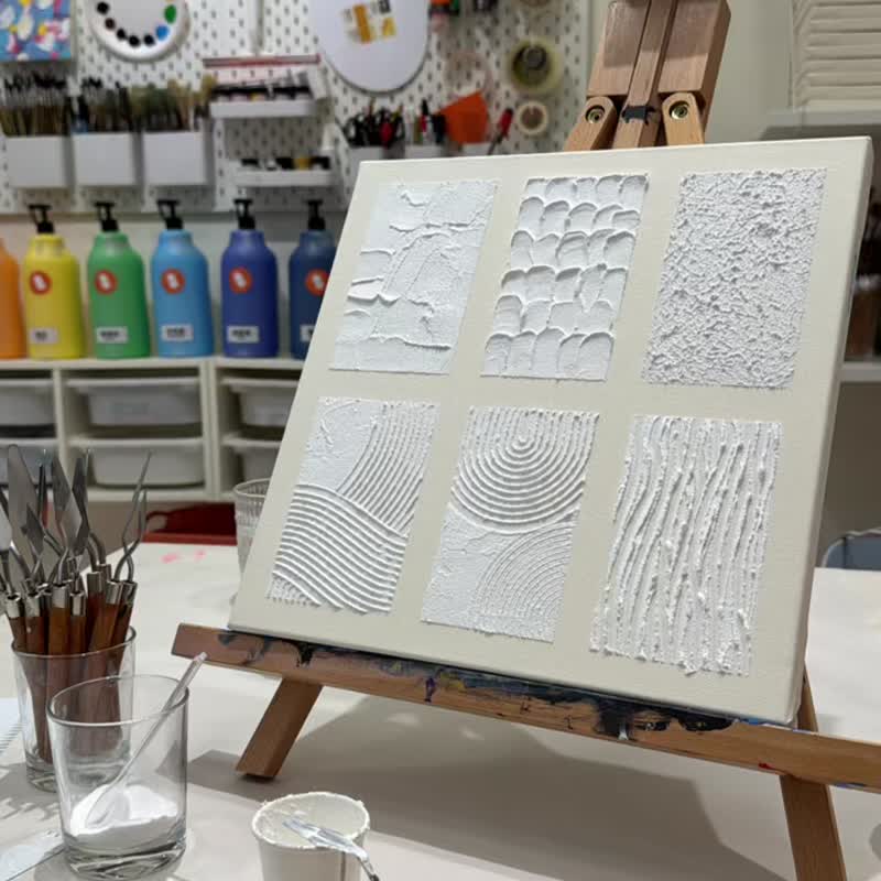 流沙质感创作 / 自选图肌理画 / 石英砂 - 插画/绘画/写字 - 压克力 