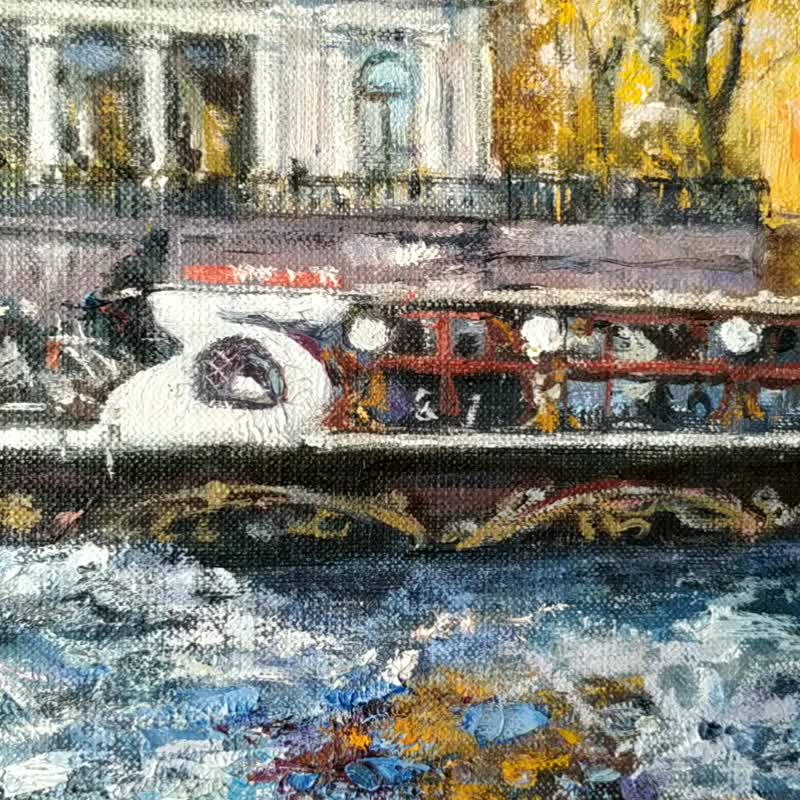 圣彼得堡绘画 城市景观 Petersburg Painting Cityscape Original Art 油畫原作 Impressionism Art - 海报/装饰画/版画 - 其他材质 多色