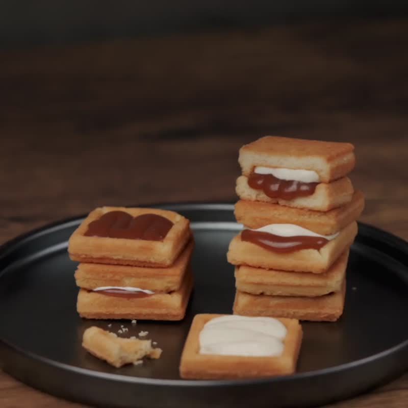 简单李 焦糖甜心 | 焦糖奶油夹心饼 10入 - 零食/点心 - 其他材质 多色