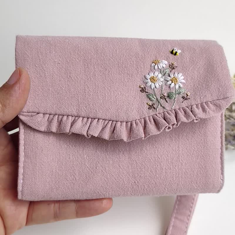 钱包，布艺钱包，手工刺绣钱包，零钱包 - 皮夹/钱包 - 棉．麻 