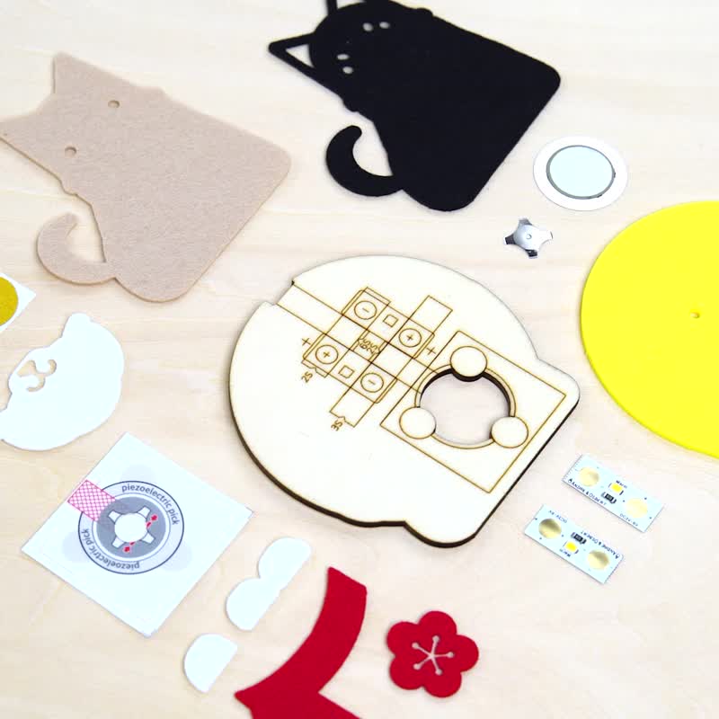 【 DIY 轻手作】压电公仔 - 鸭子 - 其他 - 木头 黄色