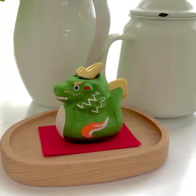 日本【RYUKODO】授权-开运朝财纳福辰龙|毕业礼物|父亲节礼物 - 摆饰 - 陶 