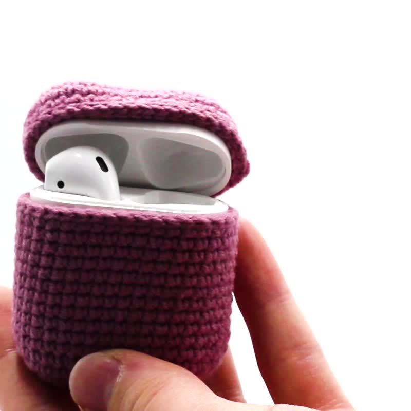 Crochet pattern basic case earphone case, PDF crochet pattern headphone cover - 编织/刺绣/羊毛毡/裁缝 - 其他材质 