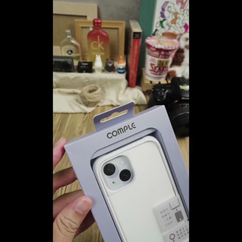 MagSafe 感应式卡槽防摔壳_米花儿-4 For iPhone - 手机壳/手机套 - 硅胶 白色