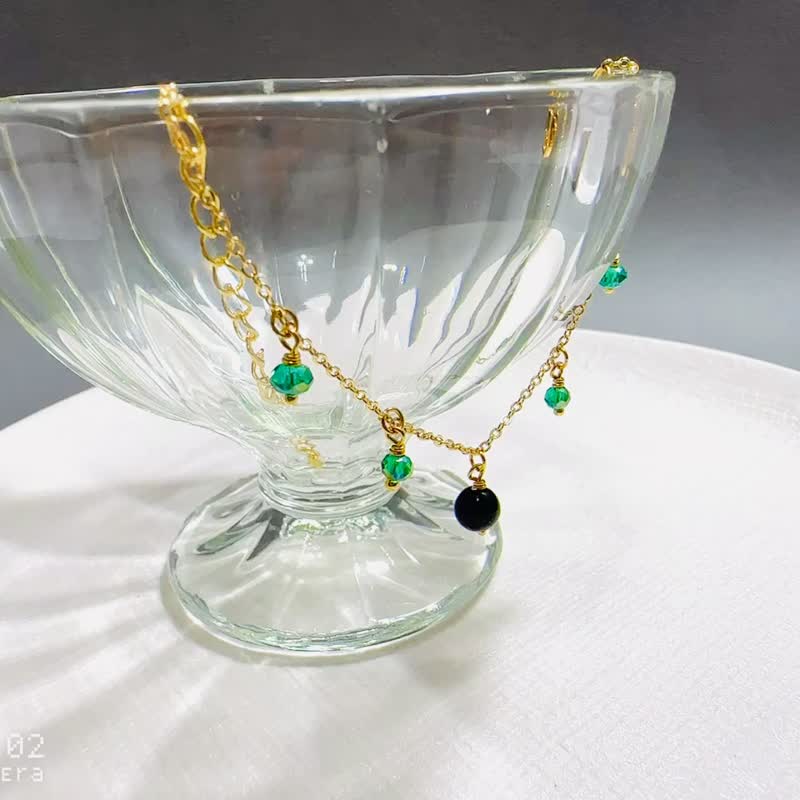 十二星座【绿色幸运手链】_处女座x摩羯座_ - 手链/手环 - 铜/黄铜 绿色