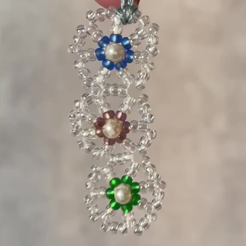 春色 捷克珠饰 坠饰 乌克兰 手编 - 吊饰 - 玻璃 透明