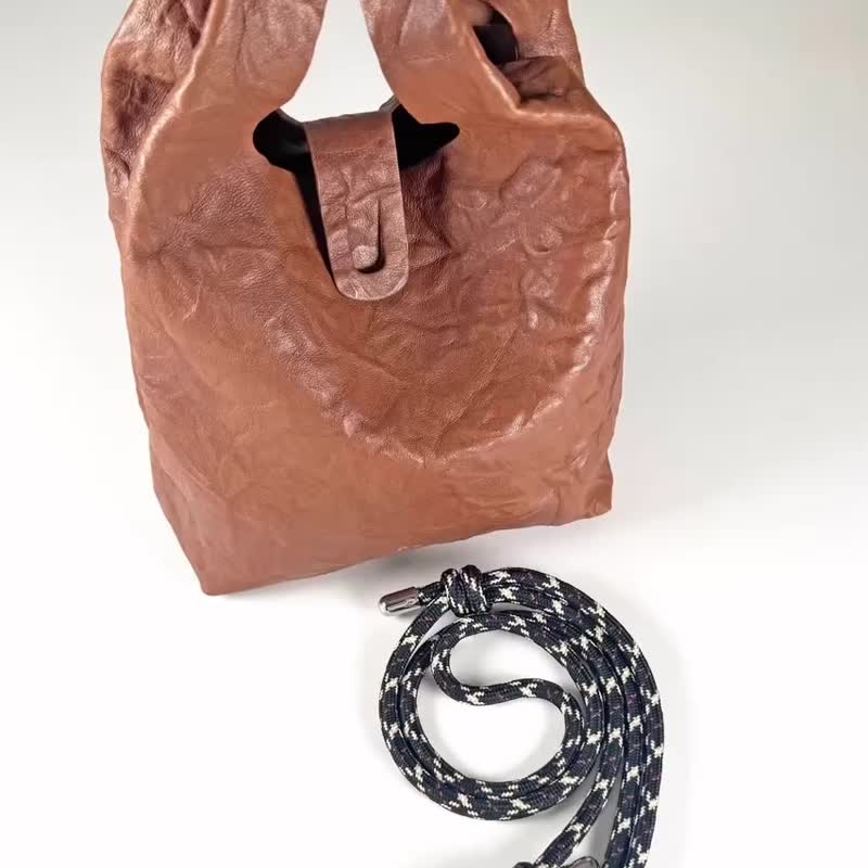 交叉带_棕色_手工制作_包带 - 挂绳/吊绳 - 聚酯纤维 