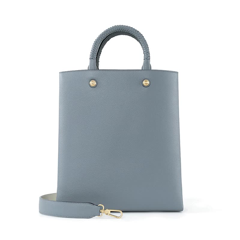 Stella 编织牛皮袋【原创设计】 - 手提包/手提袋 - 真皮 多色