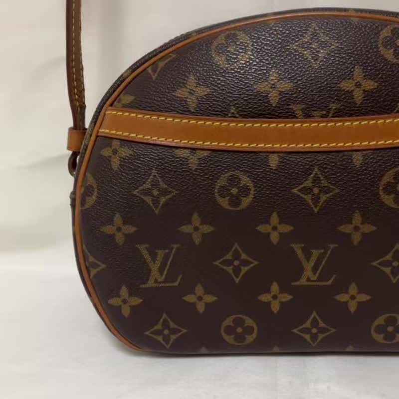 正品 Louis Vuitton 路易威登 Blois 侧肩包 Monogram PVC M51221 日本直寄 - 侧背包/斜挎包 - 其他材质 咖啡色