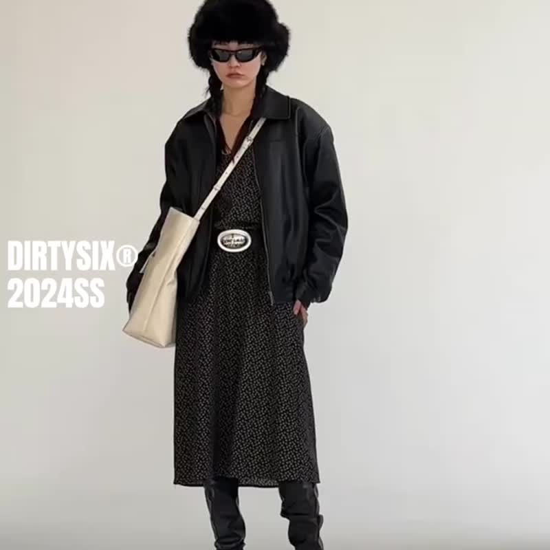 米白色 信封馬丁包 5色 軟油蠟牛皮 大容量立體信封托特包 - 手提包/手提袋 - 真皮 白色