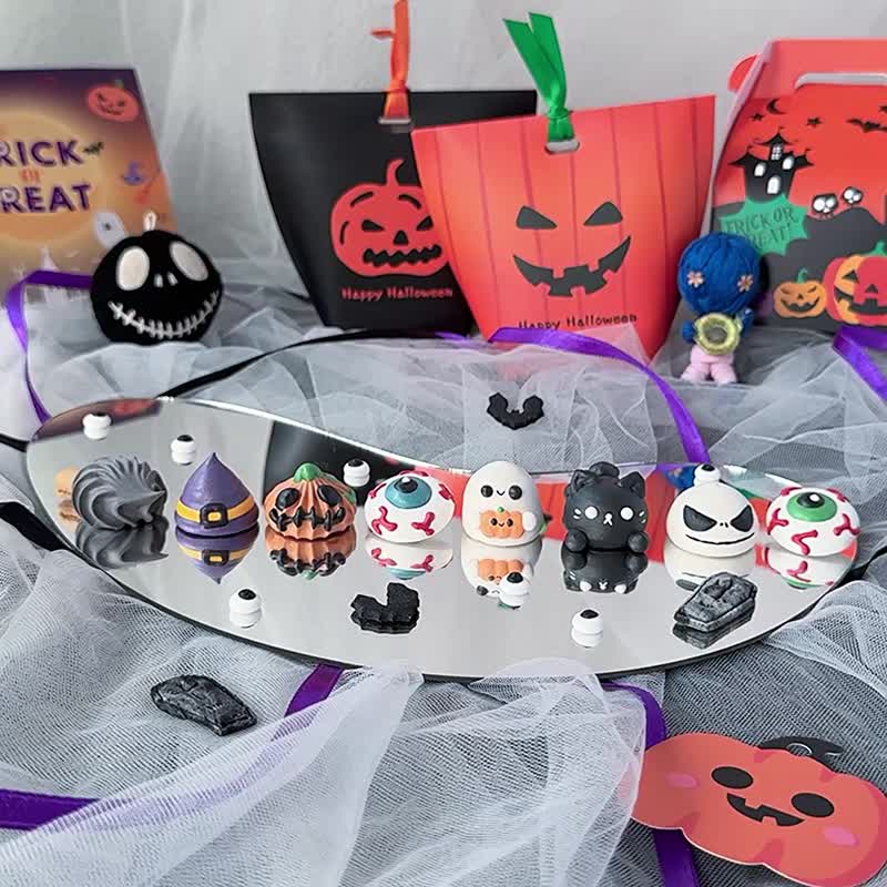 万圣节马林糖小礼盒 - 手工饼干 - 新鲜食材 多色