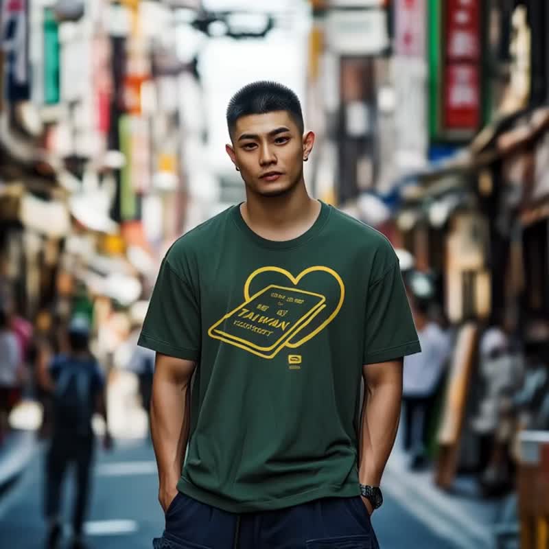 Taiwan Passport | 台湾护照 | OVERSIZE - 男装上衣/T 恤 - 棉．麻 
