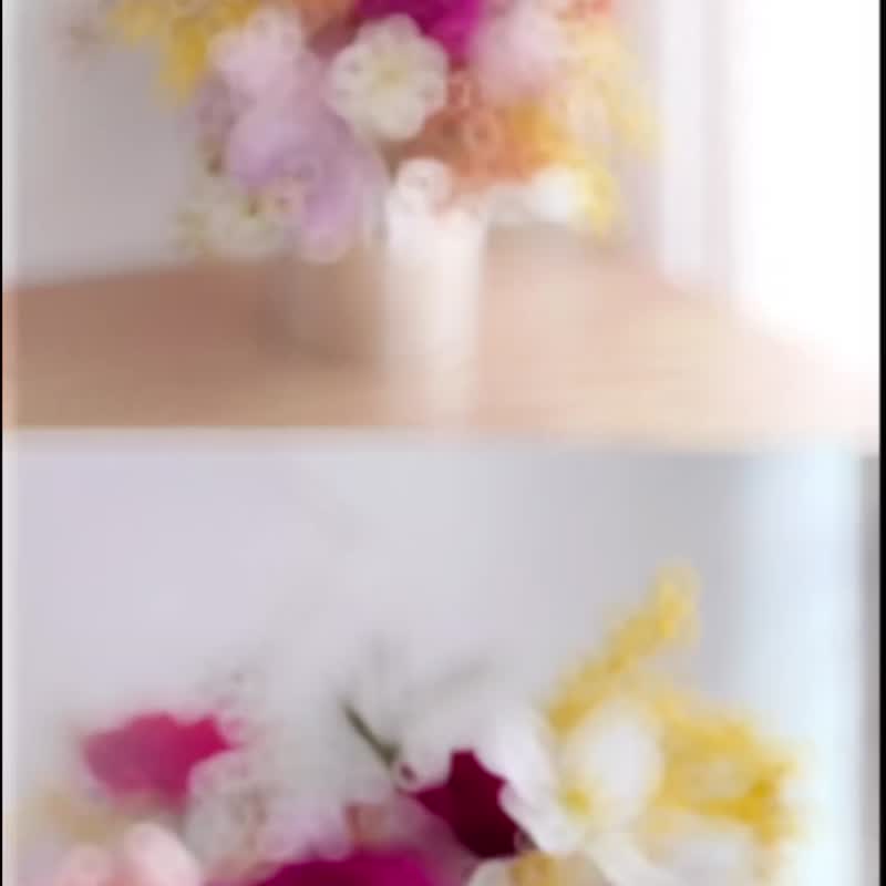 【蛇年抱喜抱抱桶】金蛇新年花礼年节过年贺礼入厝礼升迁礼招财礼 - 干燥花/捧花 - 植物．花 紫色