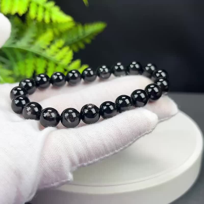 高品质埃及金运石手串9mm颗颗带眼单圈叠戴女款闪耀灵动招财聚福 - 手链/手环 - 半宝石 