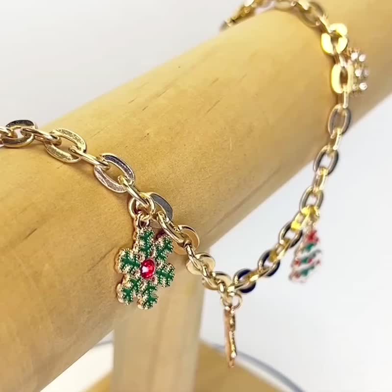 Hakken 圣诞限定包包链 手袋延长 配件吊饰手提包替换链 - 吊饰 - 不锈钢 