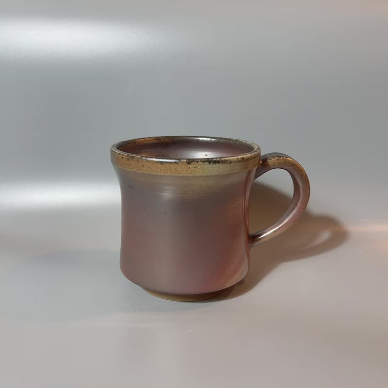 柴烧古朴落灰马克杯 / 啤酒杯 / 小平凡手作 - 茶具/茶杯 - 陶 