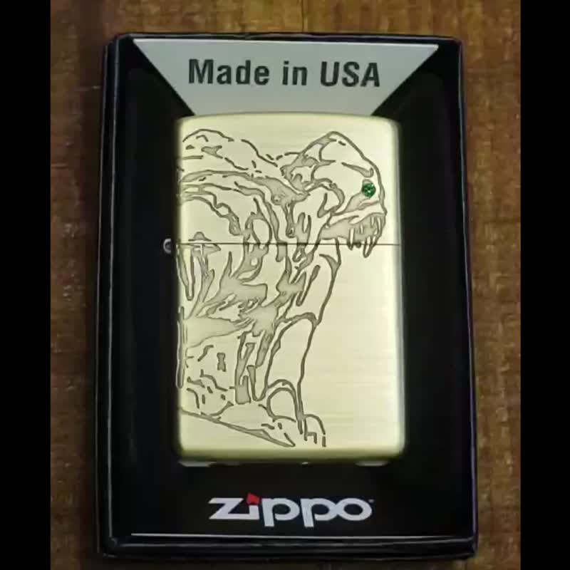【ZIPPO官方旗舰店】吉卜力-风之谷 巨神兵防风打火机 ZA-6-S10 - 其他 - 铜/黄铜 金色