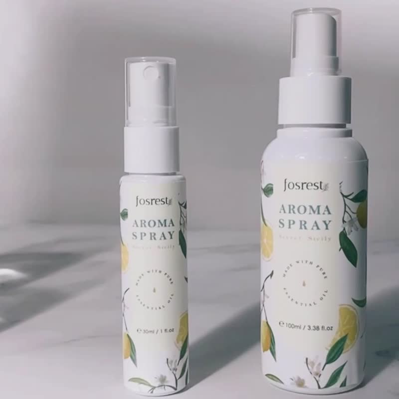 fosrest 好人缘去味精油喷雾 | 99.9%抑菌、瑜珈垫清洁、空间消臭 - 香薰/精油/线香 - 精油 黄色