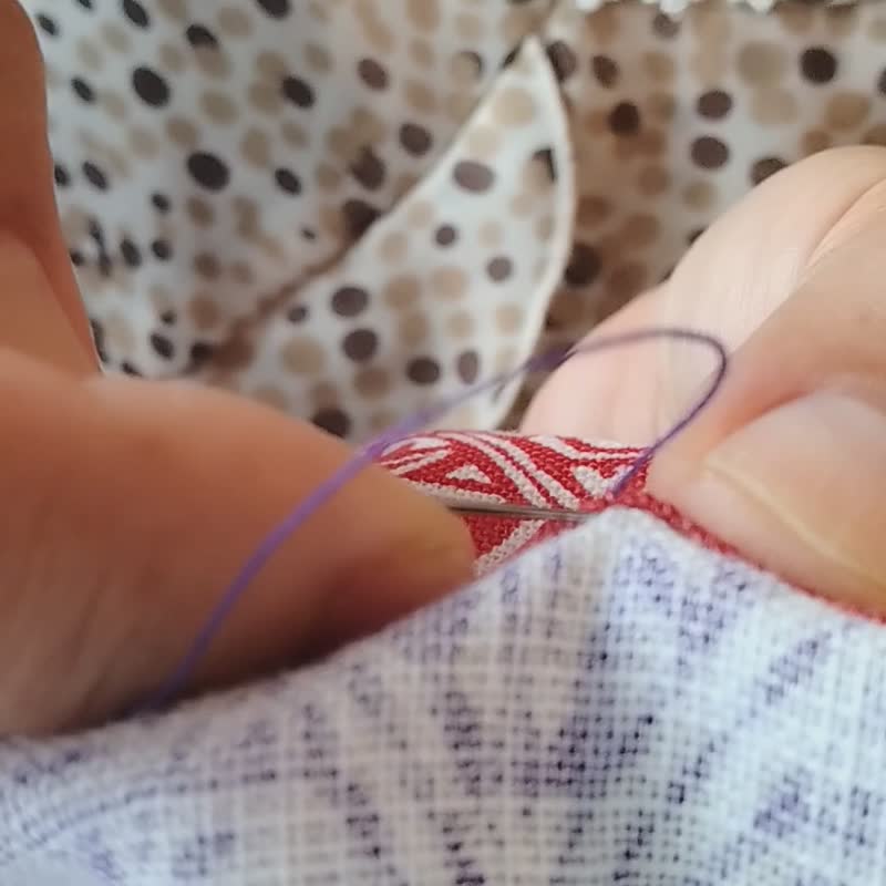 手工缝制 羽织 和服 复古 江户切子图案 女式 中性 男式 日式和风 - 女装衬衫 - 棉．麻 紫色