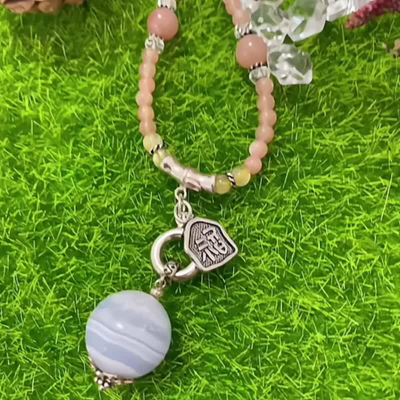 橙月下 - 项链 - 水晶 