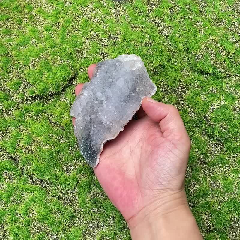 招财避邪-天然原矿渐层异象水晶矿石 办公室 疗愈 招财摆件 - 摆饰 - 水晶 多色