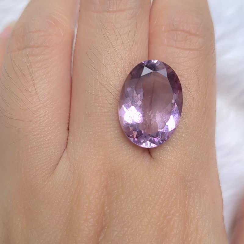 天然紫水晶 10.35 克拉用于珠宝制作尺寸 13×18 毫米 - 金工/饰品 - 宝石 紫色