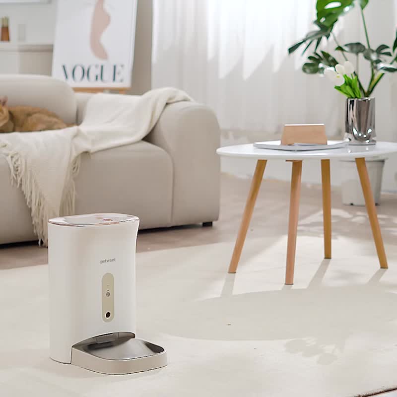 PETWANT 自动宠物喂食器 视频版 F11-C - 碗/碗架 - 其他材质 