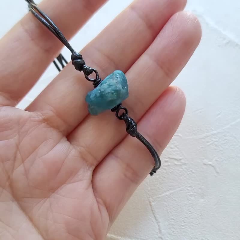 天然水晶手链 矿石手环 水晶手绳 情侣手绳 朋友手绳 黑/啡/米色 - 手链/手环 - 宝石 多色
