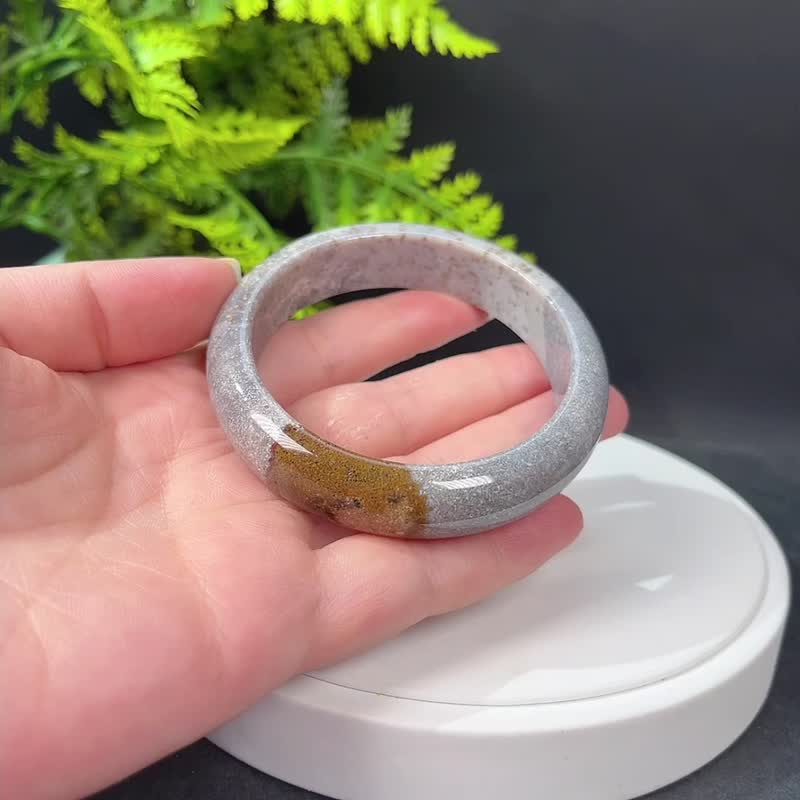 独特星空玛瑙手镯59MM 冰润玉化多彩玉髓手环 调节疗愈清除负能量 - 手链/手环 - 半宝石 