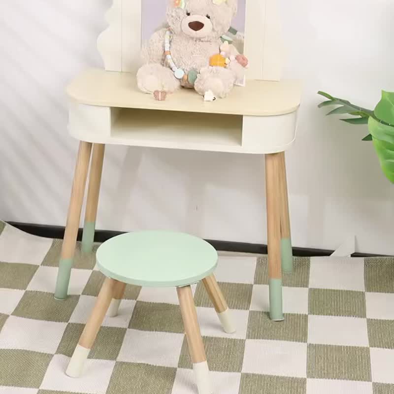 梦幻魔法梳妆台【扮家家酒 化妆玩具 女孩玩具 适合3岁以上】 - 玩具/玩偶 - 木头 