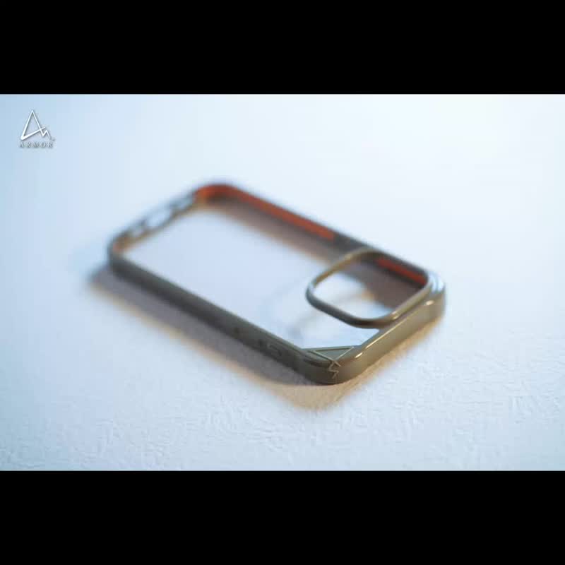 ARMOR iPhone 15 Signature Pro 系列电话保护壳_烟薰紫/橙带 - 手机壳/手机套 - 其他材质 