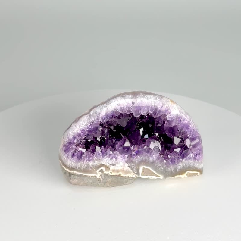 乌拉圭原皮异象钱袋 010216 - 摆饰 - 水晶 紫色