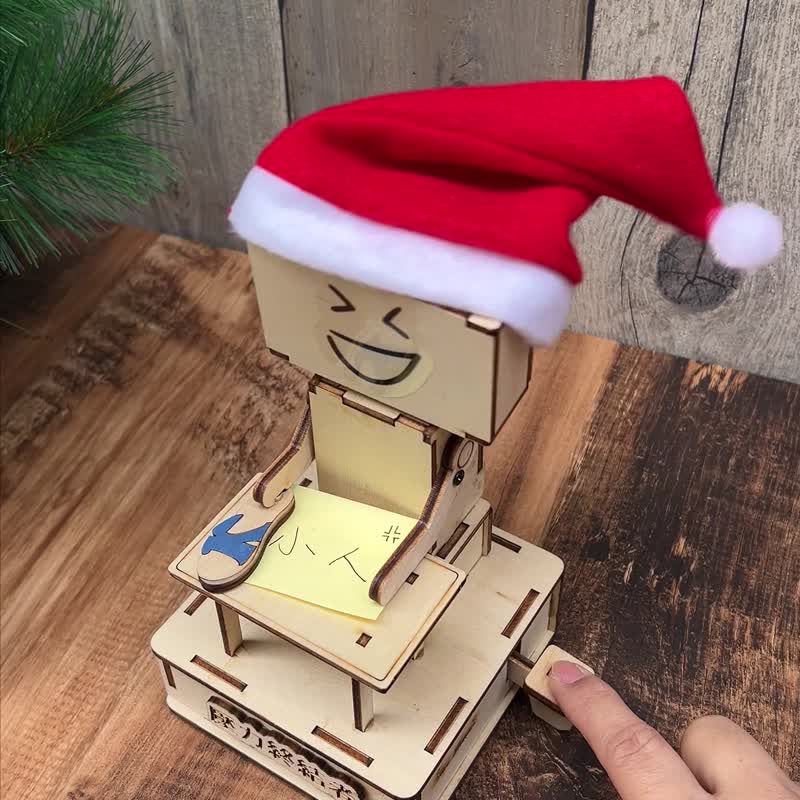 【DIY手作礼物】压力终结者 -负能量out 办公室疗愈小物 圣诞礼物 - 木工/竹艺/纸艺 - 木头 白色