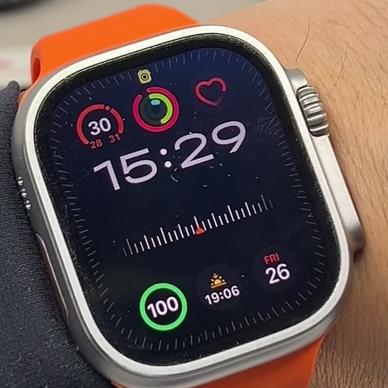 Apple Watch Band 49mm 多色 橘子耐用防水FKM运动氟橡胶表带 - 表带 - 其他材质 