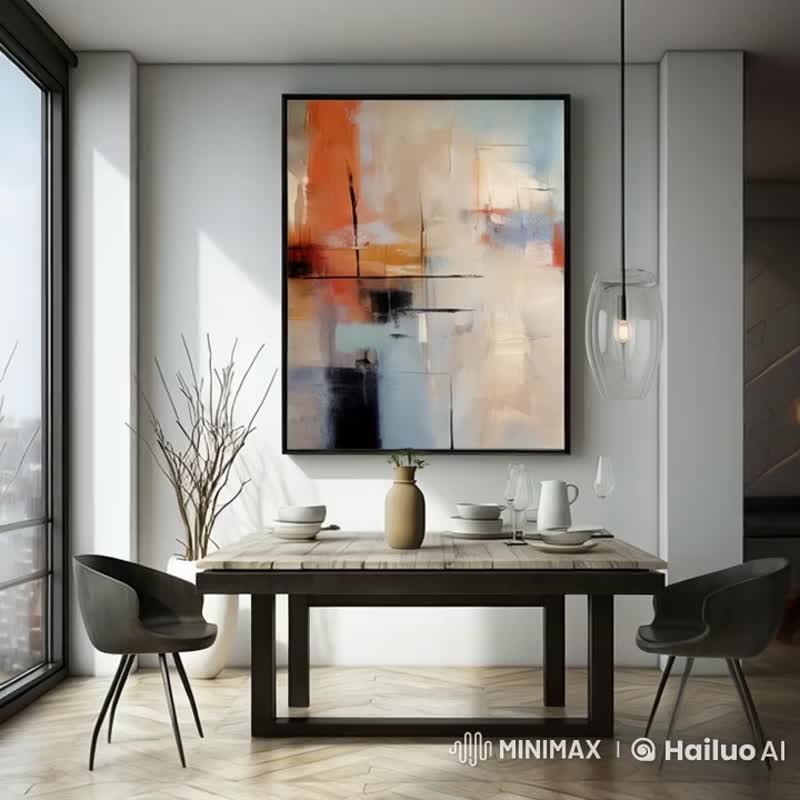 6070抽象画-无框画 | 装饰画 | 油画 | 挂画 | 室内设计 | 壁饰 - 海报/装饰画/版画 - 其他材质 多色