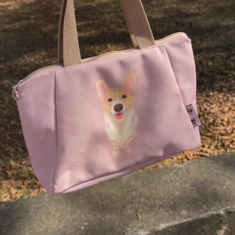 【宠宠家】手提包-小帅哥 - 手提包/手提袋 - 聚酯纤维 绿色