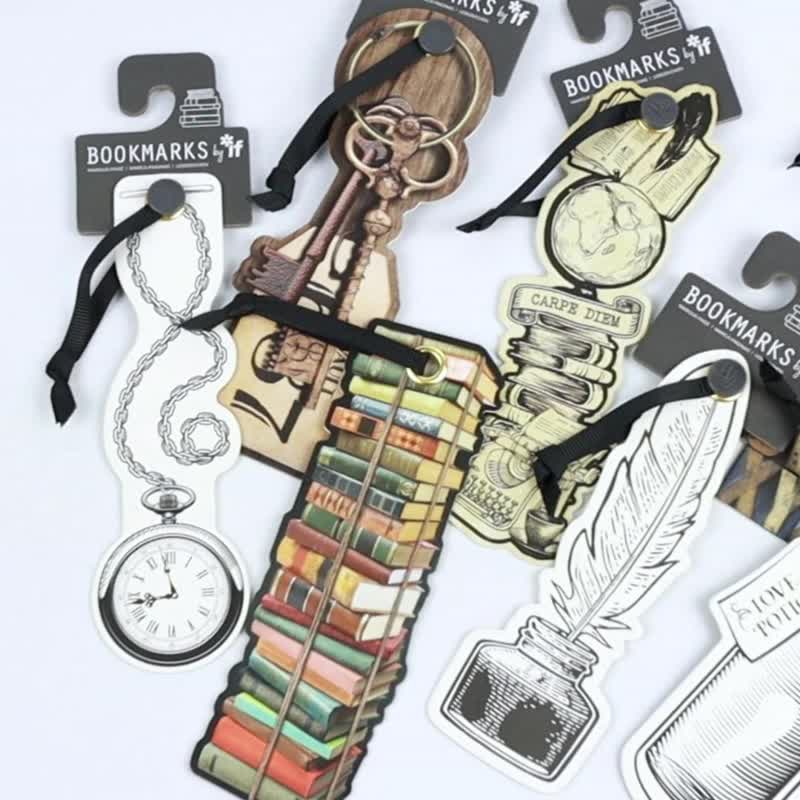学术系列艺术书签 复古风阅读文具读书标记英国IF文创 - 书签 - 纸 