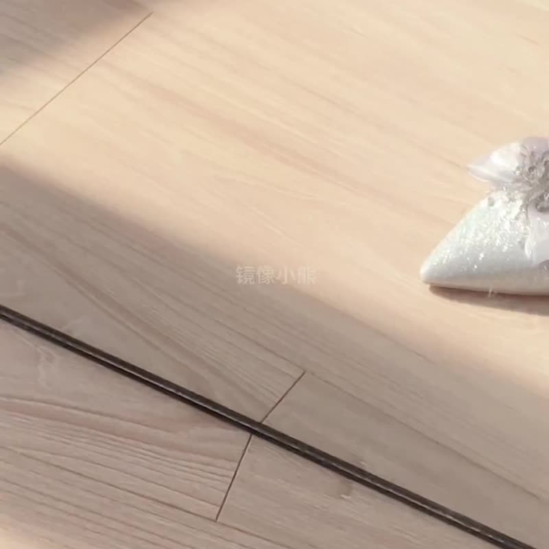 镜像小熊原创Lolita高跟鞋成人礼银色水晶婚鞋洛丽塔华丽高跟鞋细 - 高跟鞋 - 人造皮革 银色