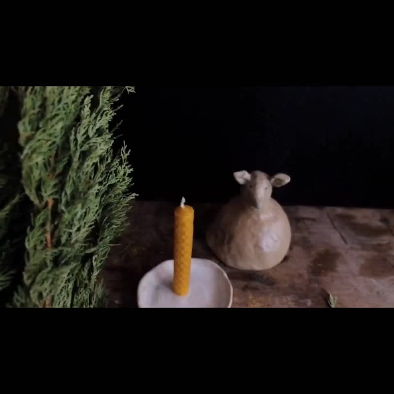 天然无毒| 手卷蜂蜡蜡烛| 浓浓蜂蜜香 | - 蜡烛/烛台 - 蜡 橘色