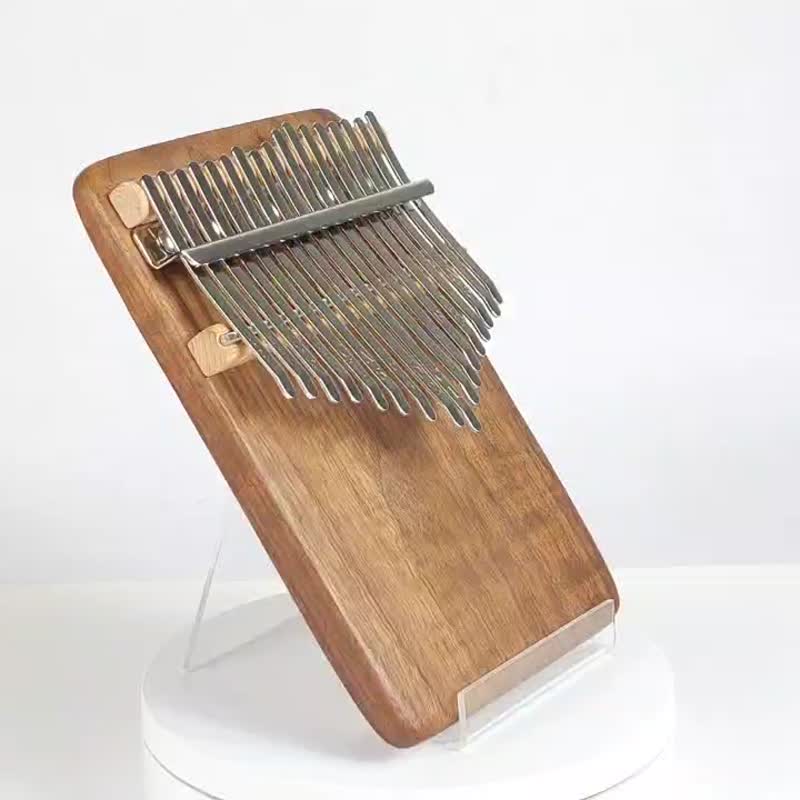 胡桃木(闪花)拇指琴/17音拇指琴/KALIMBA - 吉他/乐器 - 木头 咖啡色