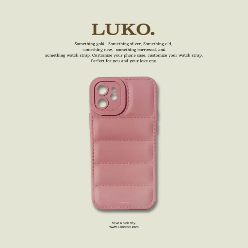 iPhone CASE | 素色全包TPU羽绒型硬款保护壳 无铺棉无logo款 - 手机壳/手机套 - 其他材质 